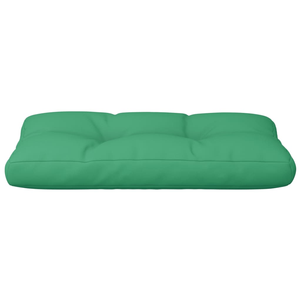 Green Pallet Cushion 80x40x12 cm Fabric