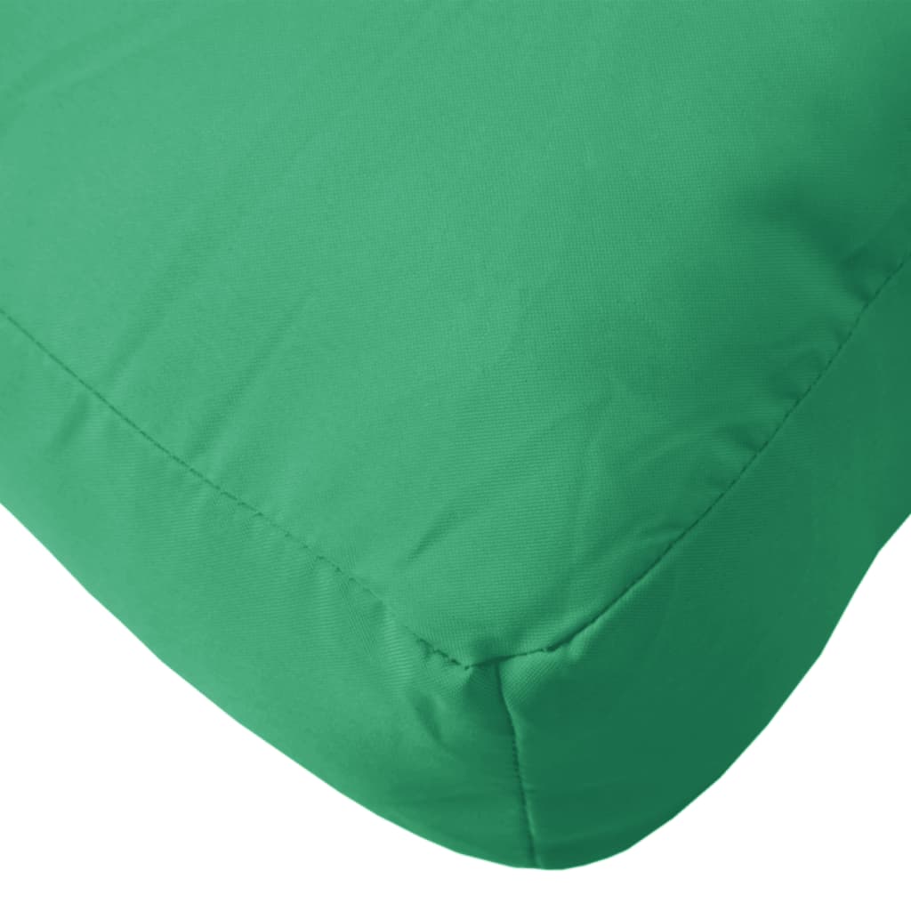 Green Pallet Cushion 80x40x12 cm Fabric