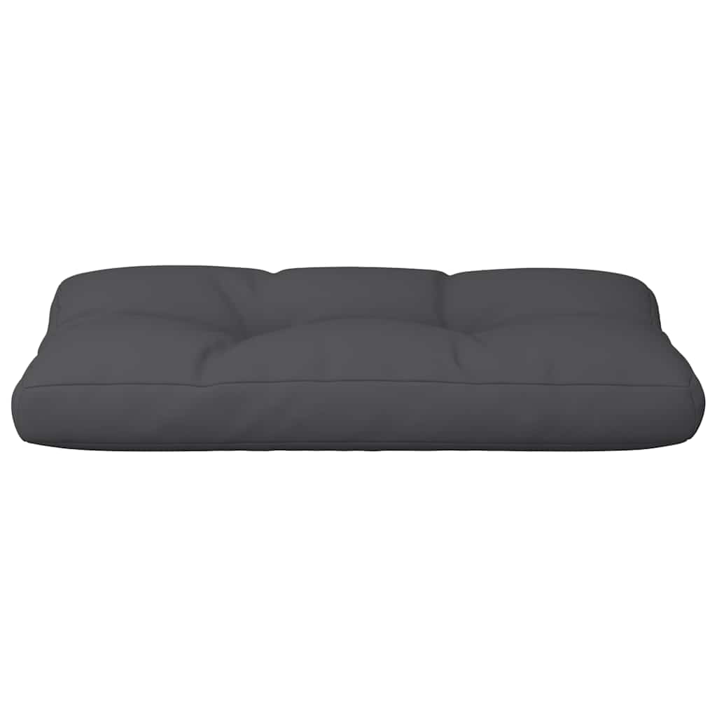 Pallet Cushion Black 80x40x12 cm Fabric