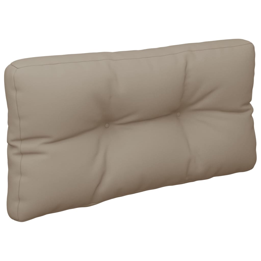 Coussin pour palette Taupe 80x40x12 cm Tissu