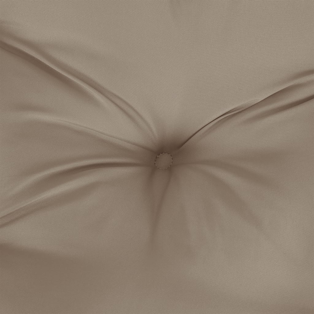 Coussin pour palette Taupe 80x40x12 cm Tissu