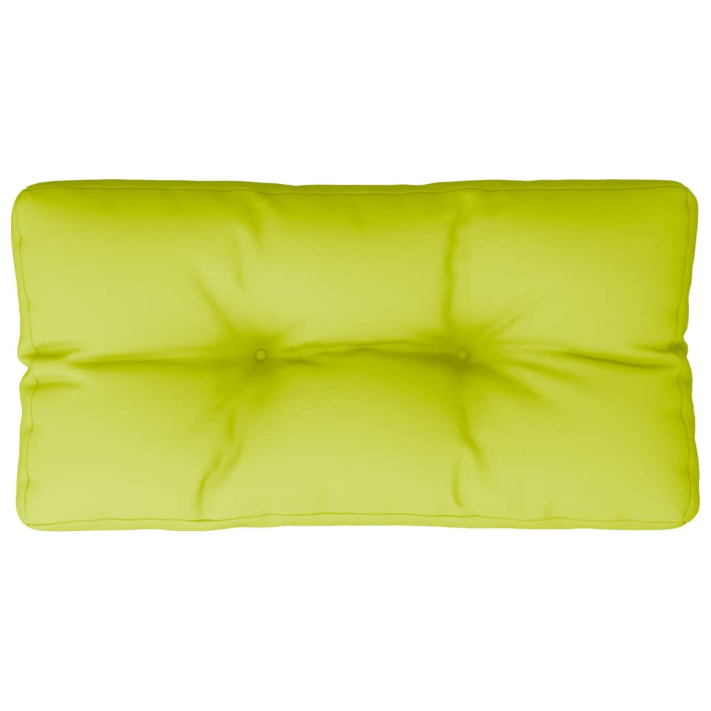 Coussin de palette vert vif 80x40x12 cm Tissu
