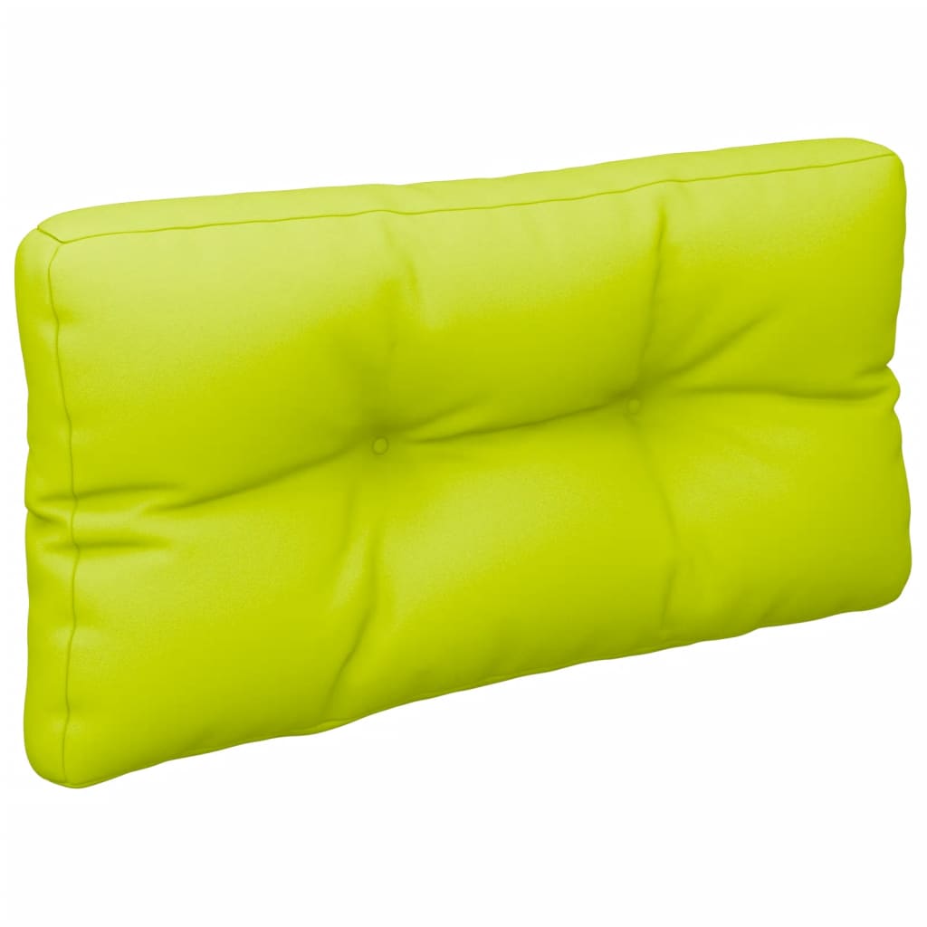 Coussin de palette vert vif 80x40x12 cm Tissu