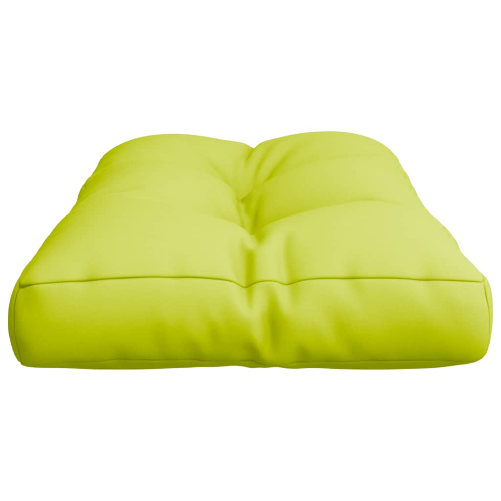 Coussin de palette vert vif 80x40x12 cm Tissu