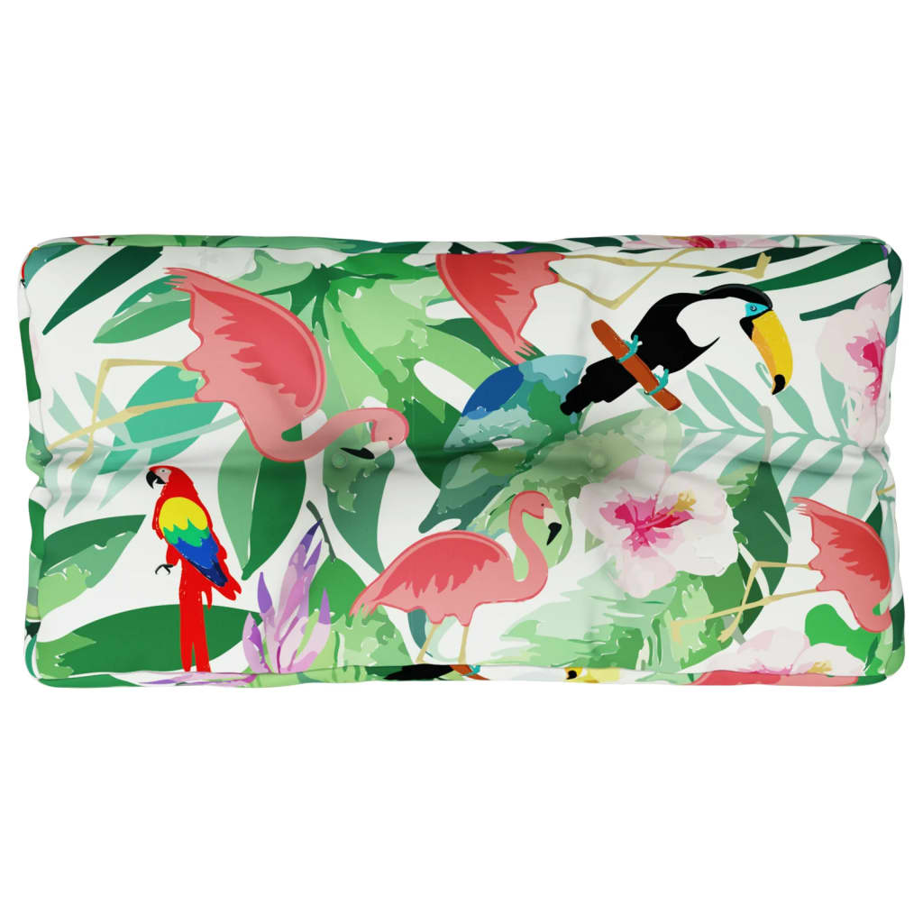 Coussin de palette multicolore 80x40x12 cm Tissu