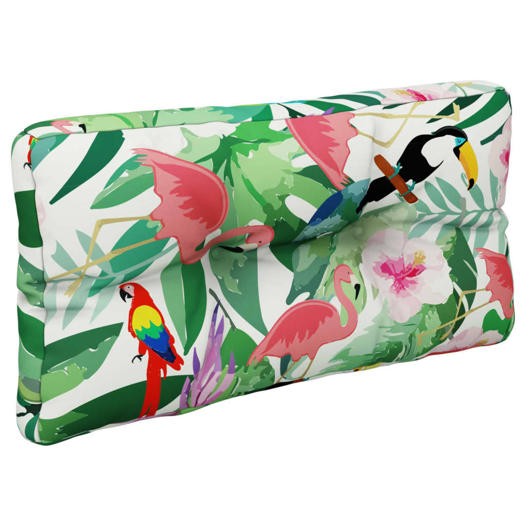 Coussin de palette multicolore 80x40x12 cm Tissu