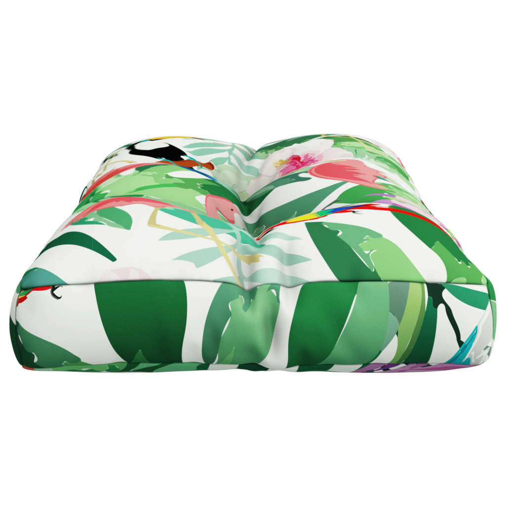 Coussin de palette multicolore 80x40x12 cm Tissu