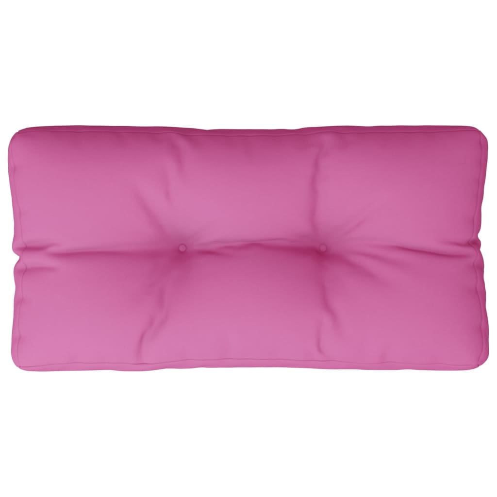 Coussin de palette rose 80x40x12 cm Tissu