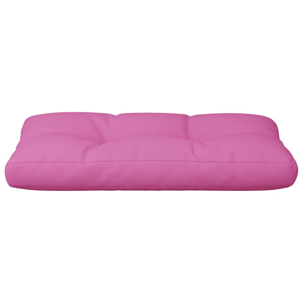 Coussin de palette rose 80x40x12 cm Tissu
