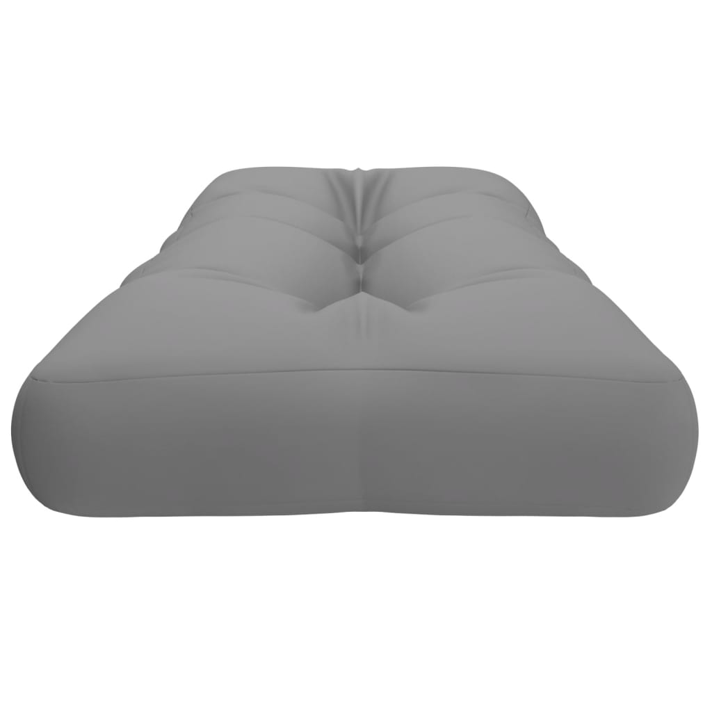 Coussin de palette gris 120x40x12 cm Tissu