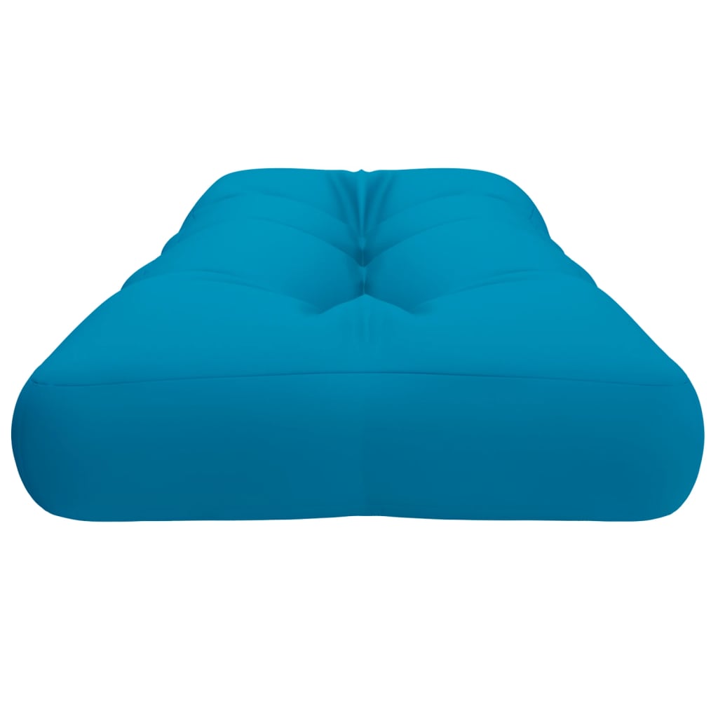 Coussin de palette Bleu clair 120x40x12 cm Tissu