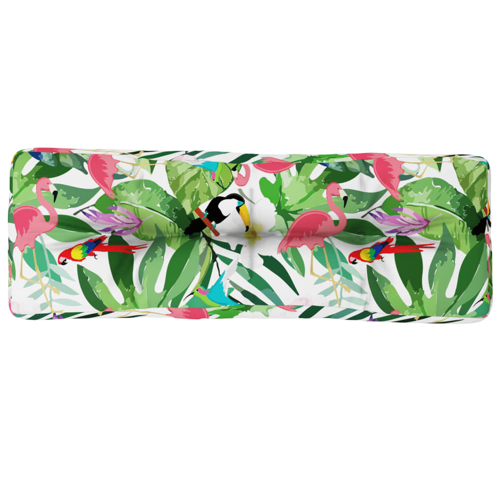 Pallet Cushion Multicolored 120x40x12 cm Fabric