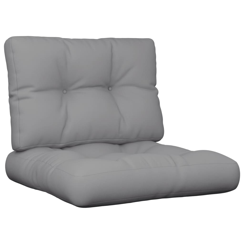 2-piece Pallet Cushion Set, Grey Fabric
