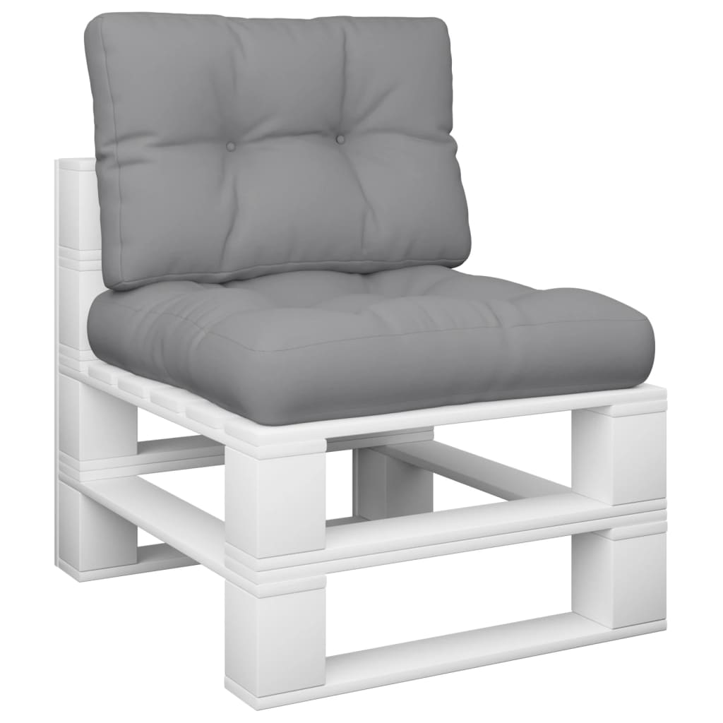 2-piece Pallet Cushion Set, Grey Fabric