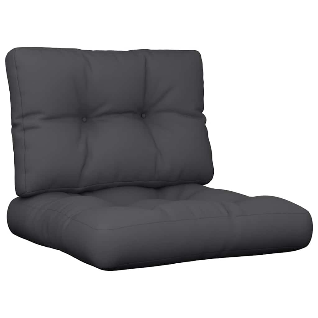 Pallet Cushion 2-pc. Black Fabric