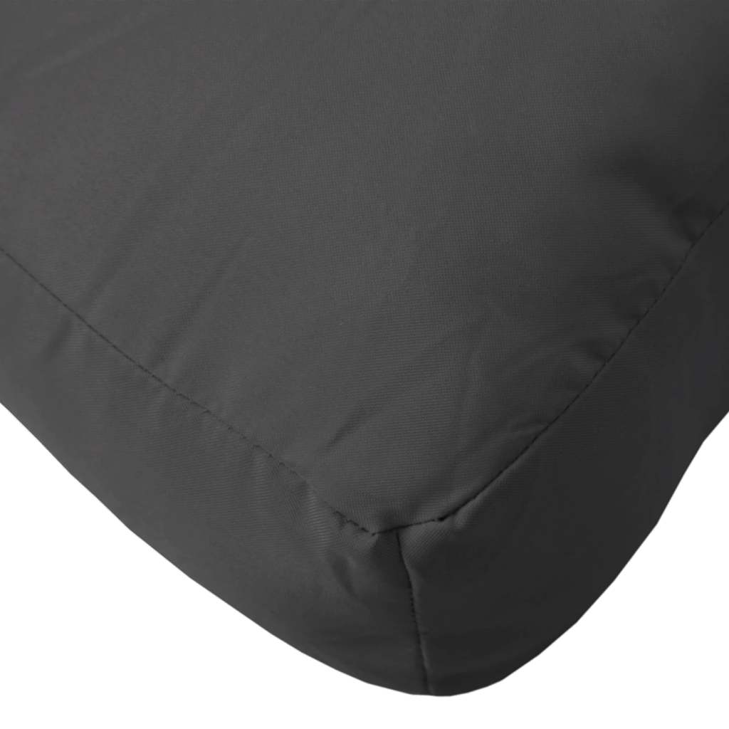 Pallet Cushion 2-pc. Black Fabric