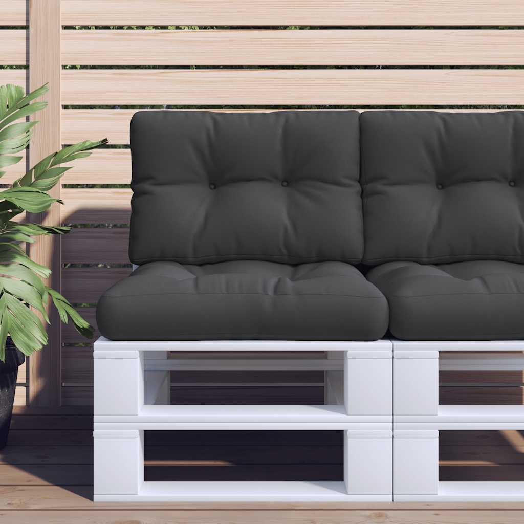 Pallet Cushion 2-pc. Black Fabric