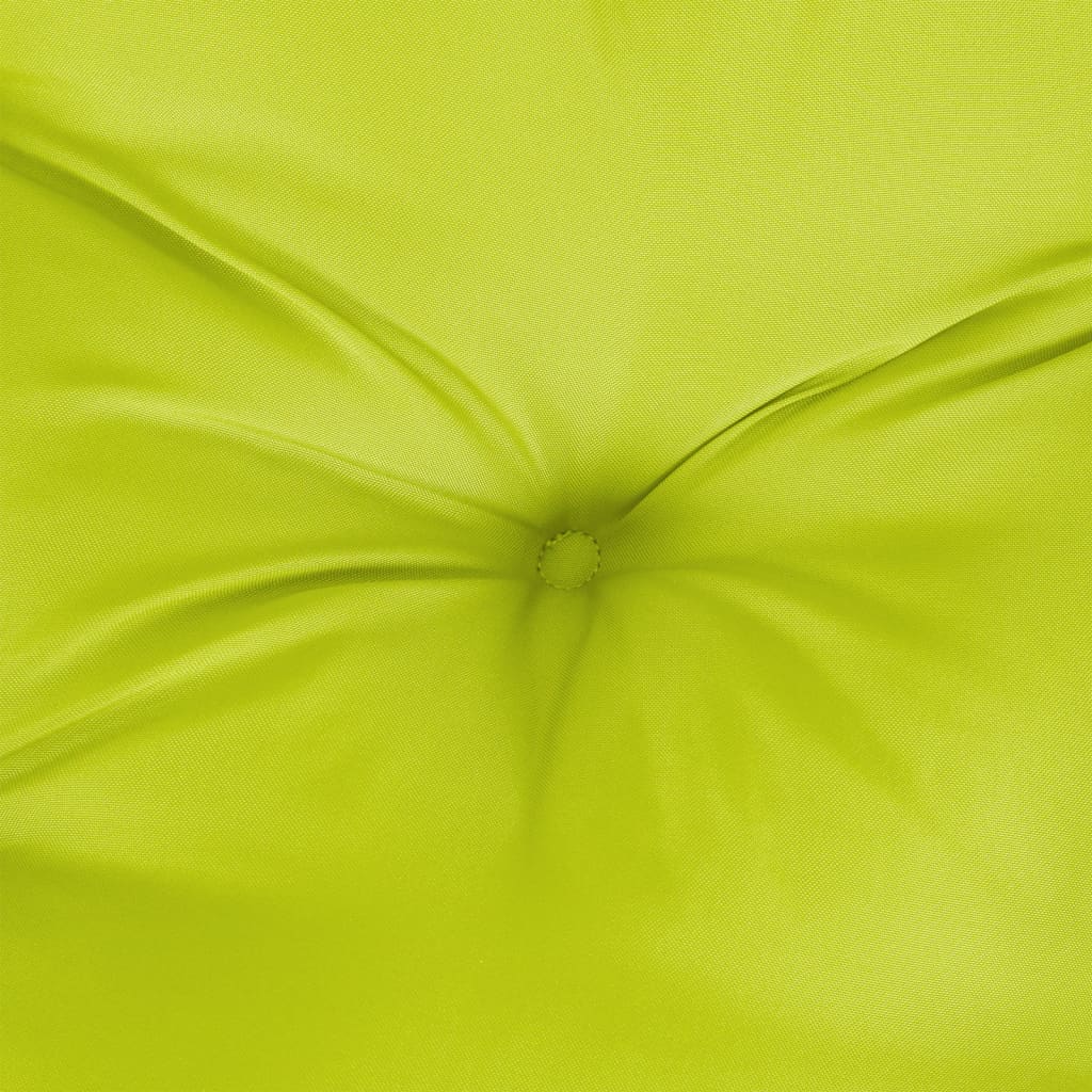 Coussin pour palette 2 pièces Tissu vert vif