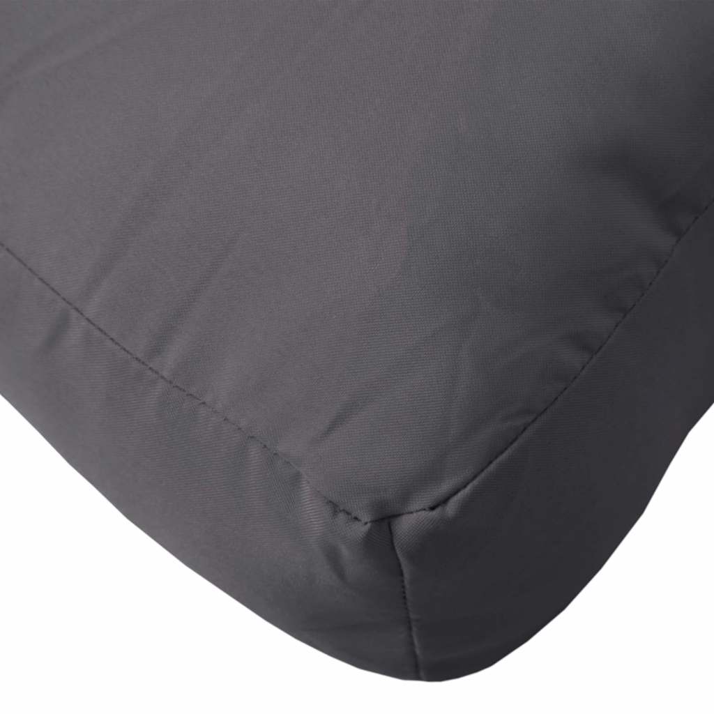 2-piece pallet cushion, anthracite fabric
