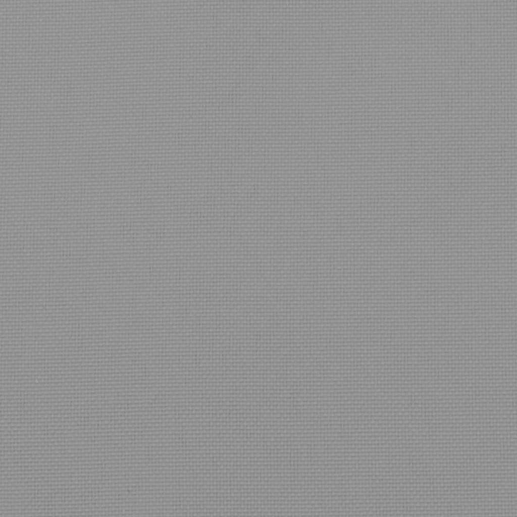 Coussin de palette 2 pièces Gris Tissu