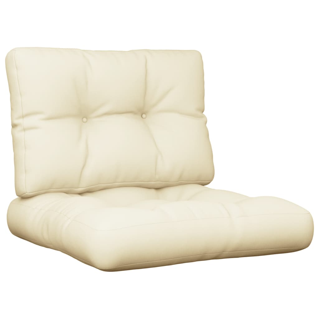 2-piece Pallet Cushion Set, Cream Fabric