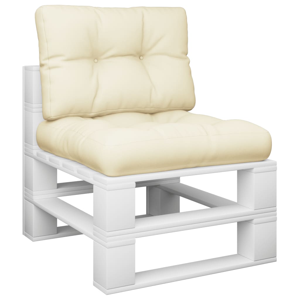 2-piece Pallet Cushion Set, Cream Fabric