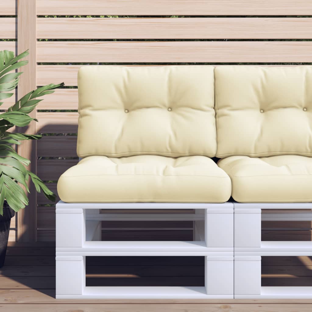 2-piece Pallet Cushion Set, Cream Fabric