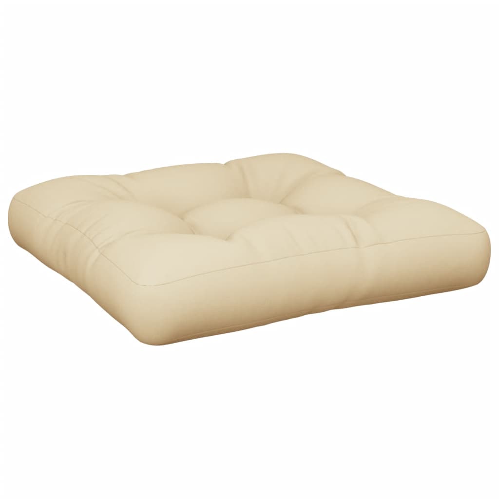2-piece pallet cushion set, beige fabric