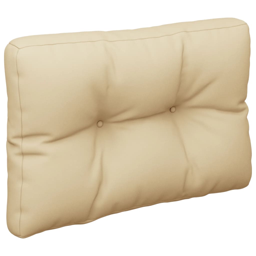 2-piece pallet cushion set, beige fabric