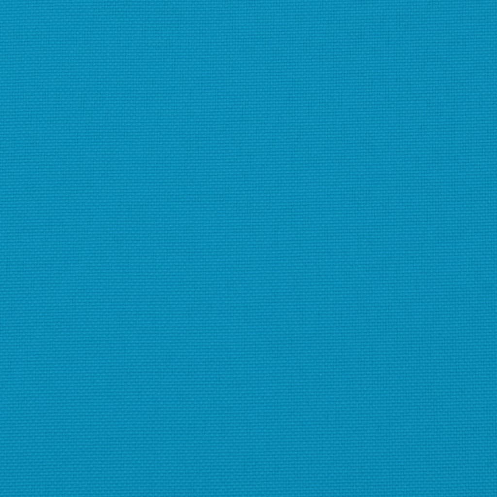 Coussin pour palette 2 pcs Bleu Tissu
