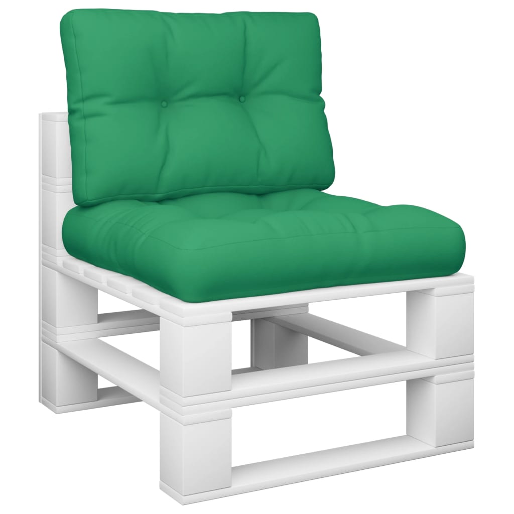 Pallet Cushion 2-piece Green Fabric