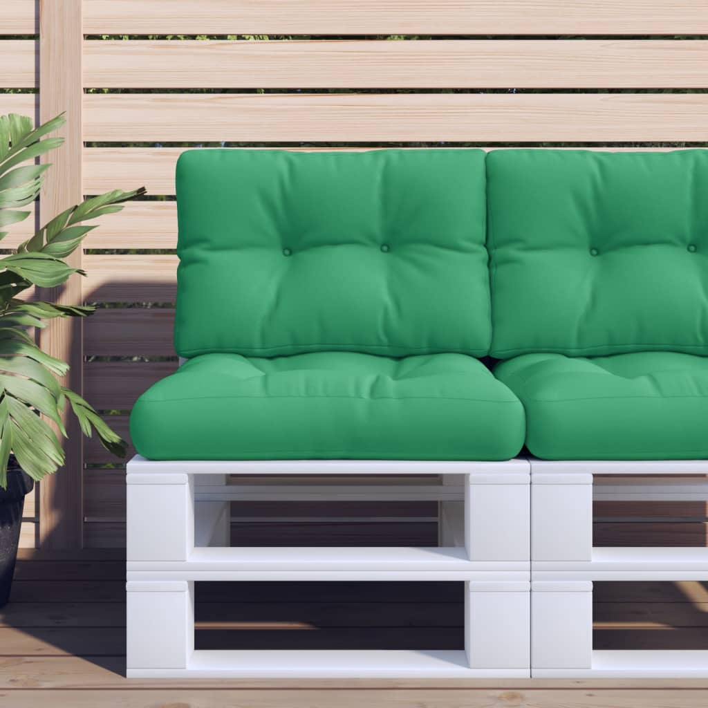 Pallet Cushion 2-piece Green Fabric