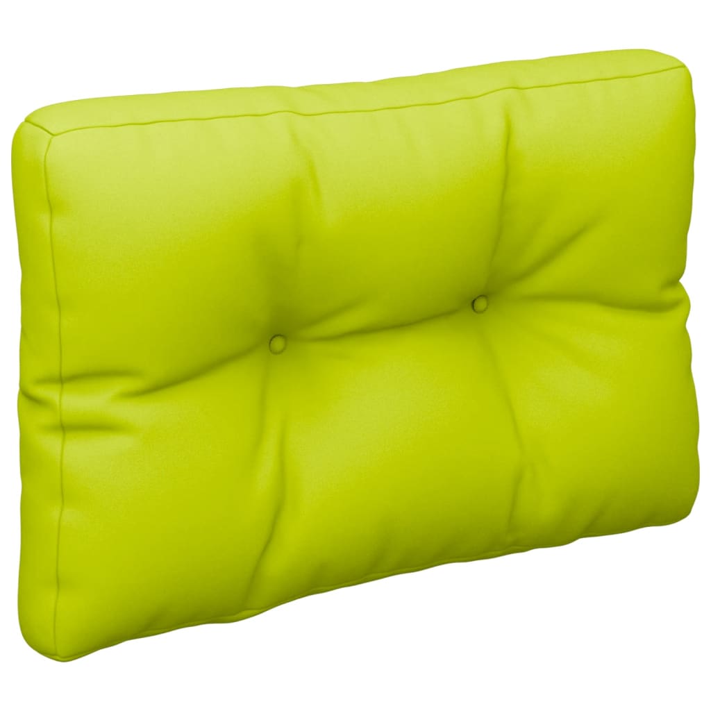 Coussin pour palette 2 pièces Tissu vert vif