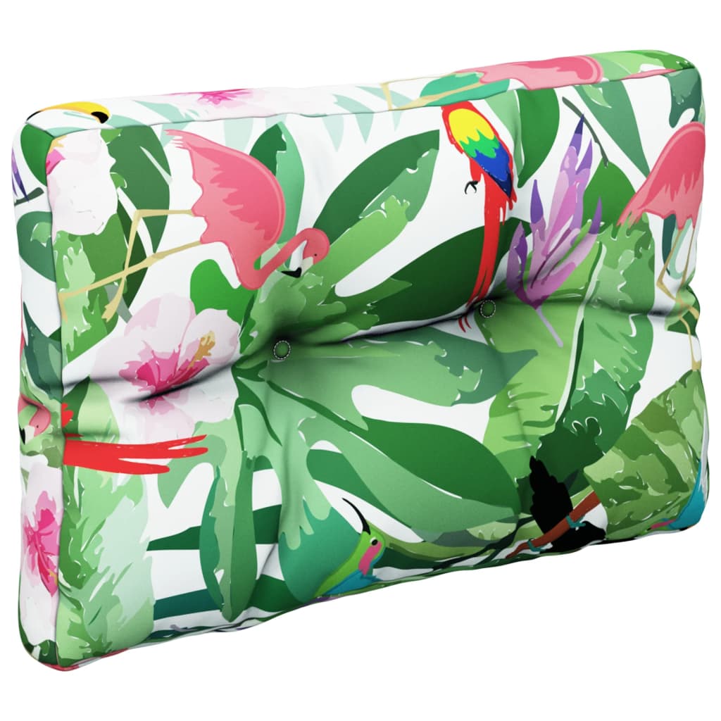 Coussin de palette 2 pièces Tissu multicolore