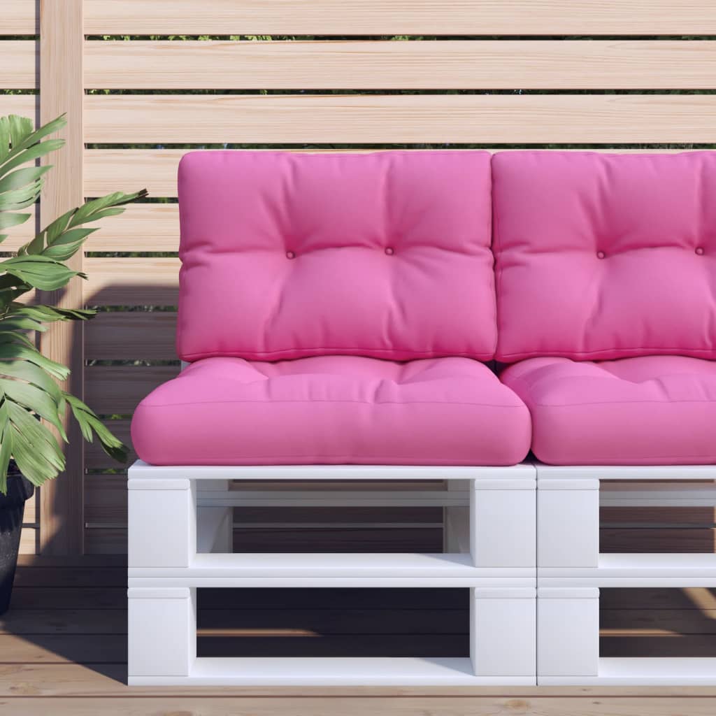 Pallet Cushion 2-piece Pink Fabric