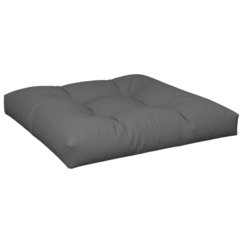 2-piece pallet cushion, anthracite fabric