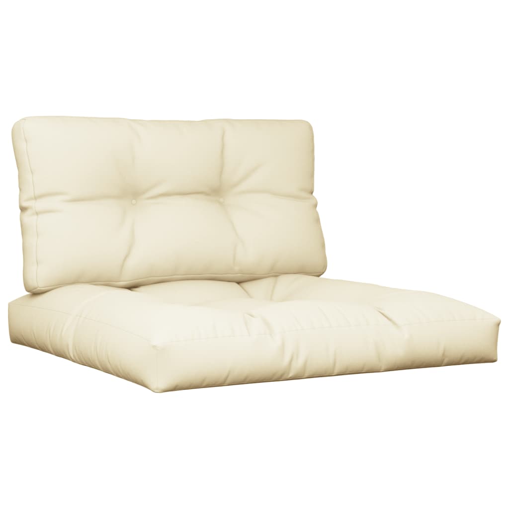 2-piece Pallet Cushion Set, Cream Fabric