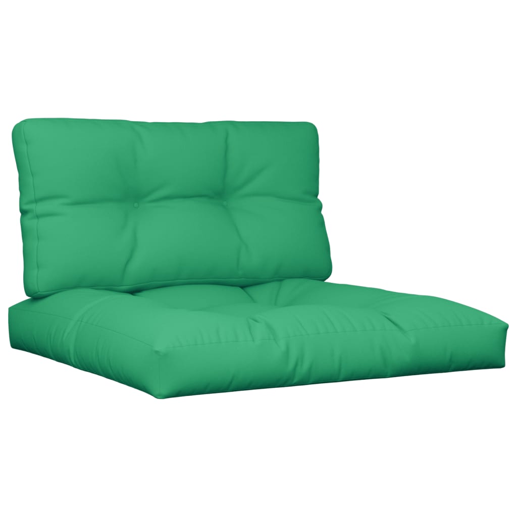 Pallet Cushion 2-piece Green Fabric
