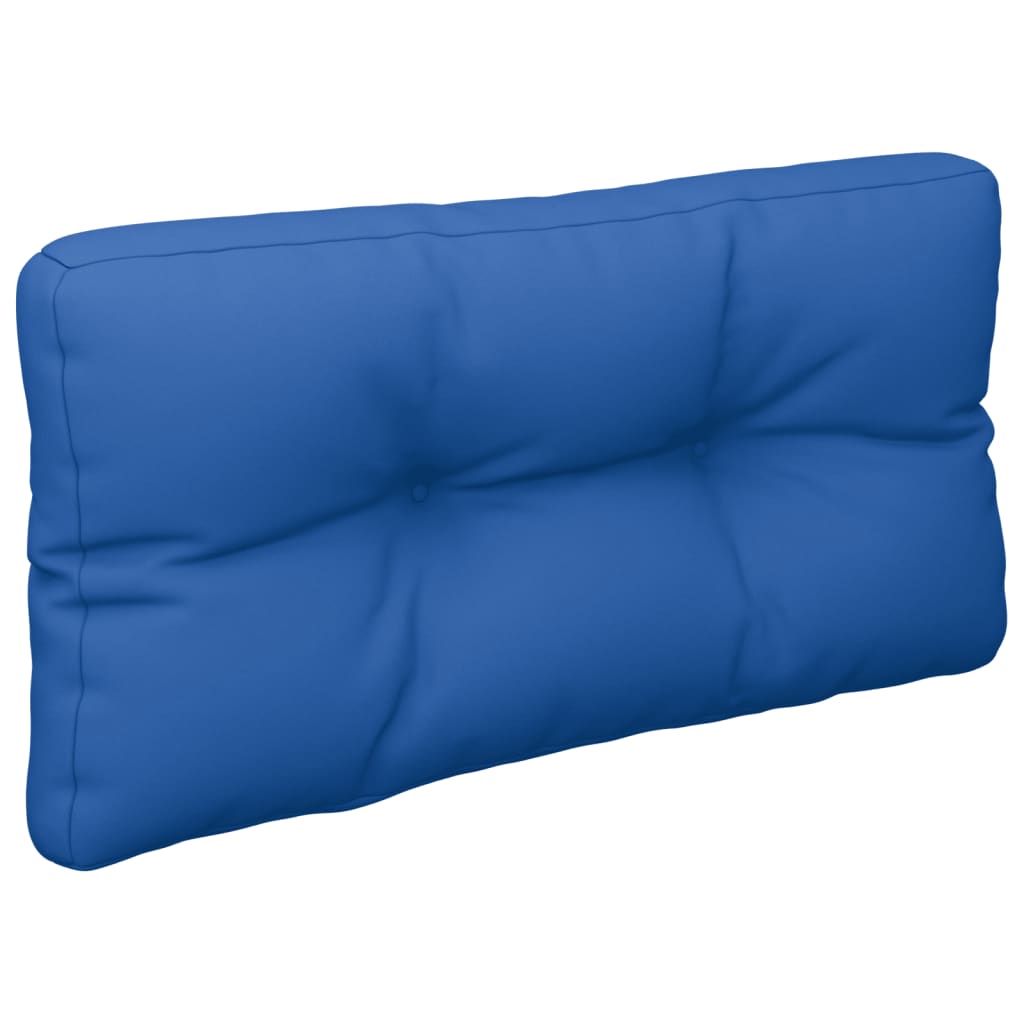 Coussin de palette 2 pièces Bleu roi Tissu