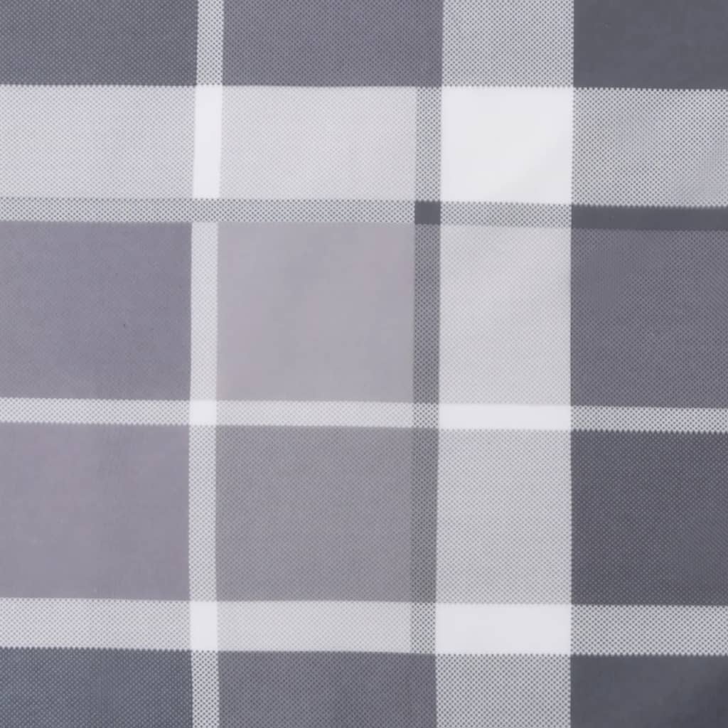 Pallet Cushions 2-pc. Grey Check Fabric