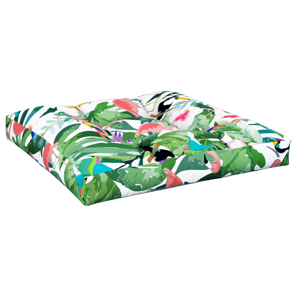 Coussin de palette 2 pièces Tissu multicolore