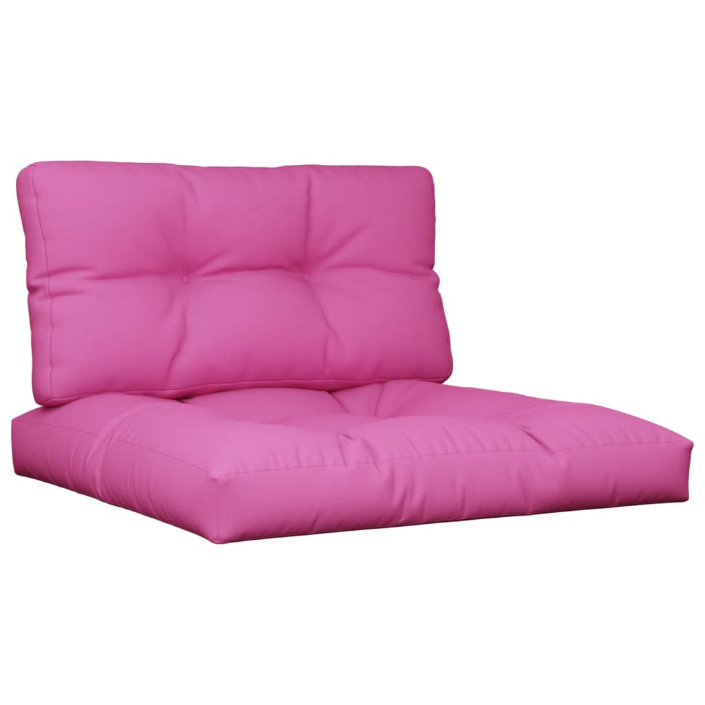 Coussin de palette 2 pièces Tissu rose