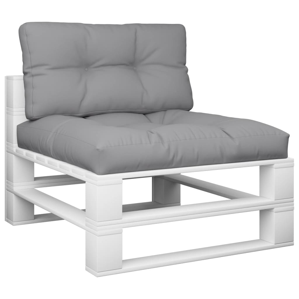 2-piece Pallet Cushion Set, Grey Fabric