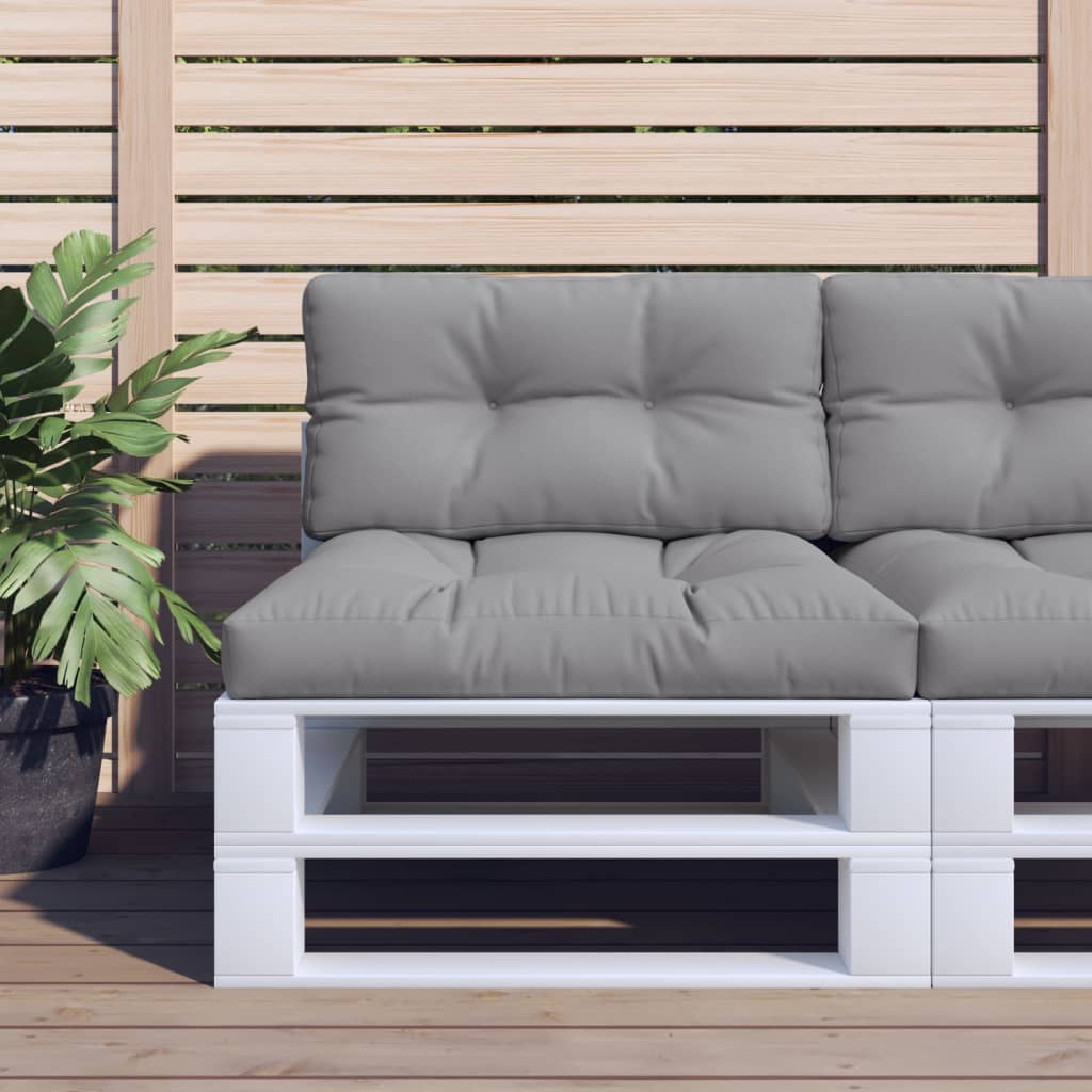 2-piece Pallet Cushion Set, Grey Fabric