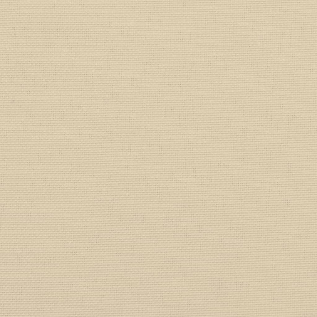 Coussin de palette 2 pièces Tissu beige