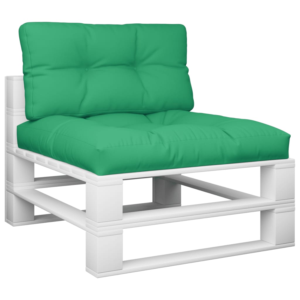 Pallet Cushion 2-piece Green Fabric