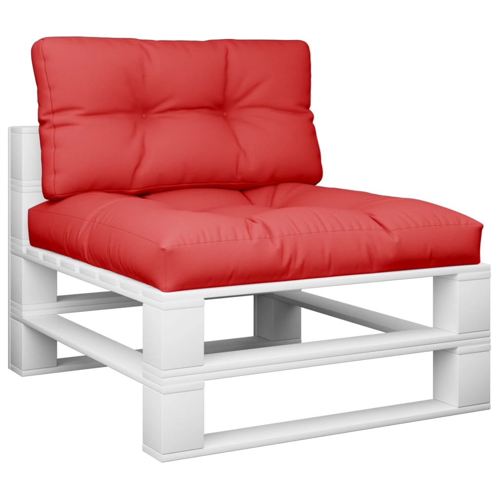 Pallet Cushion 2-pc. Red Fabric