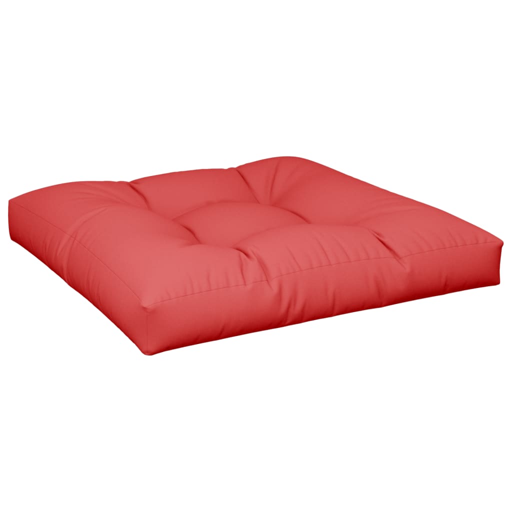 Pallet Cushion 2-pc. Red Fabric