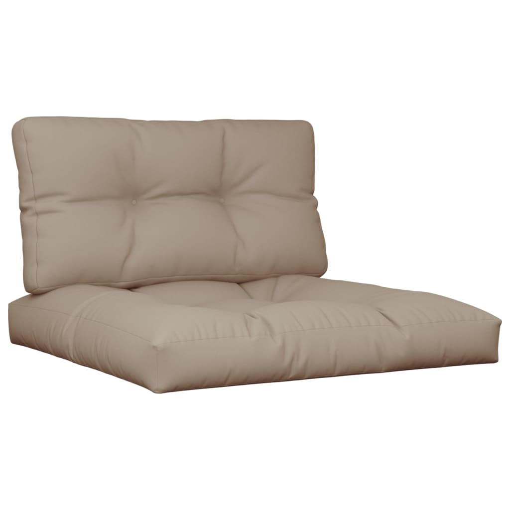 2-piece Pallet Cushion Set, Taupe Fabric