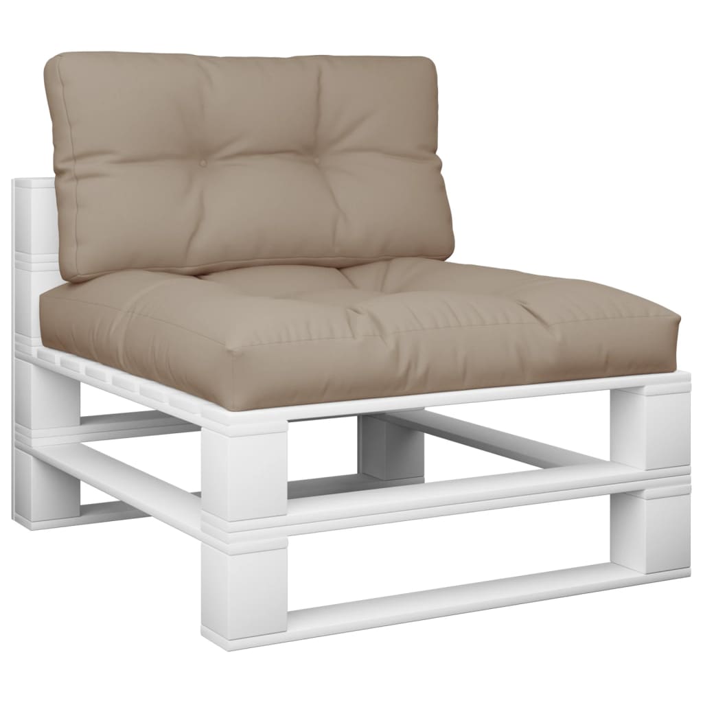 2-piece Pallet Cushion Set, Taupe Fabric